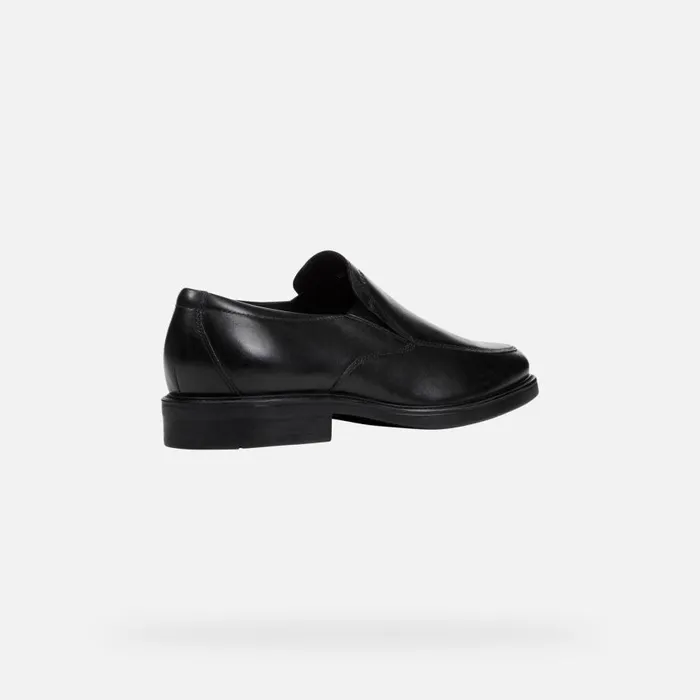 Geox Formal Shoes BRANDOLF C Leather Shoes Black Man Geox Black 8211 Man
