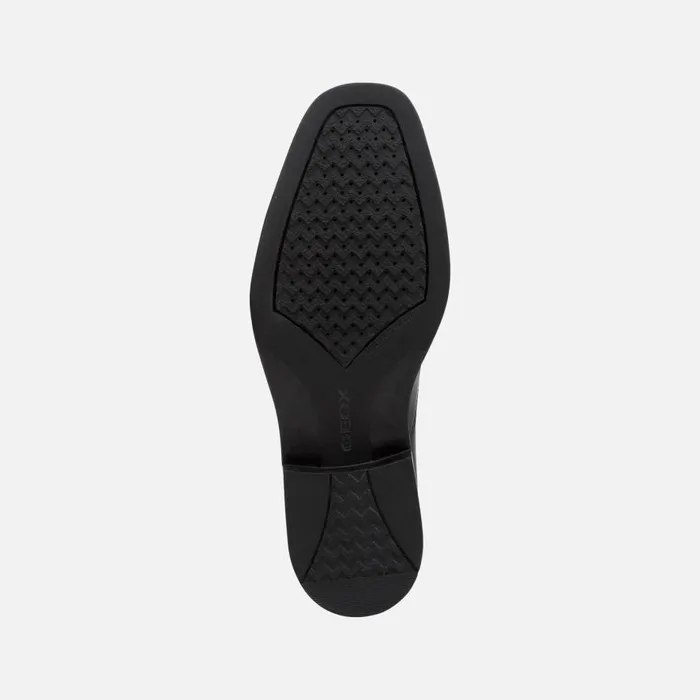 Geox Formal Shoes BRANDOLF C Leather Shoes Black Man Geox Black 8211 Man