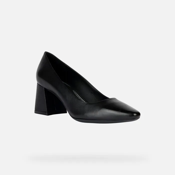 Geox Heels GISELDA A Medium Heel Pumps Black Woman Geox Black 8211 Woman