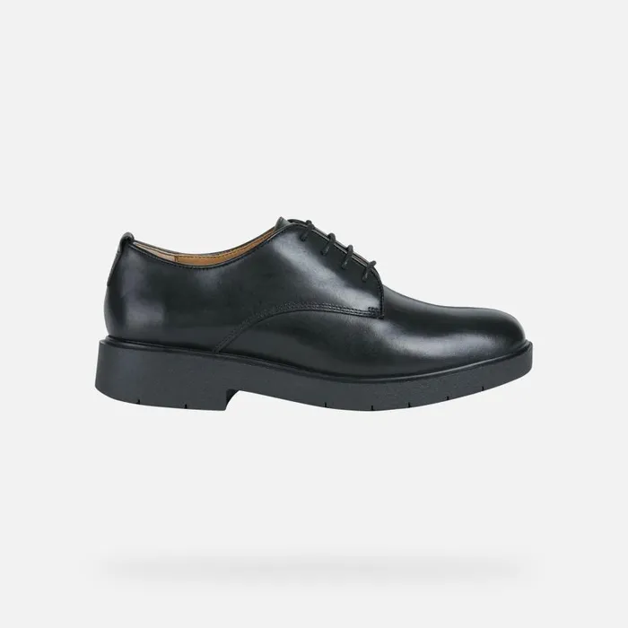 Geox Lace Ups And Brogues SPHERICA EC1 A LaceUp Shoes Black Woman Geox Black 8211 Woman