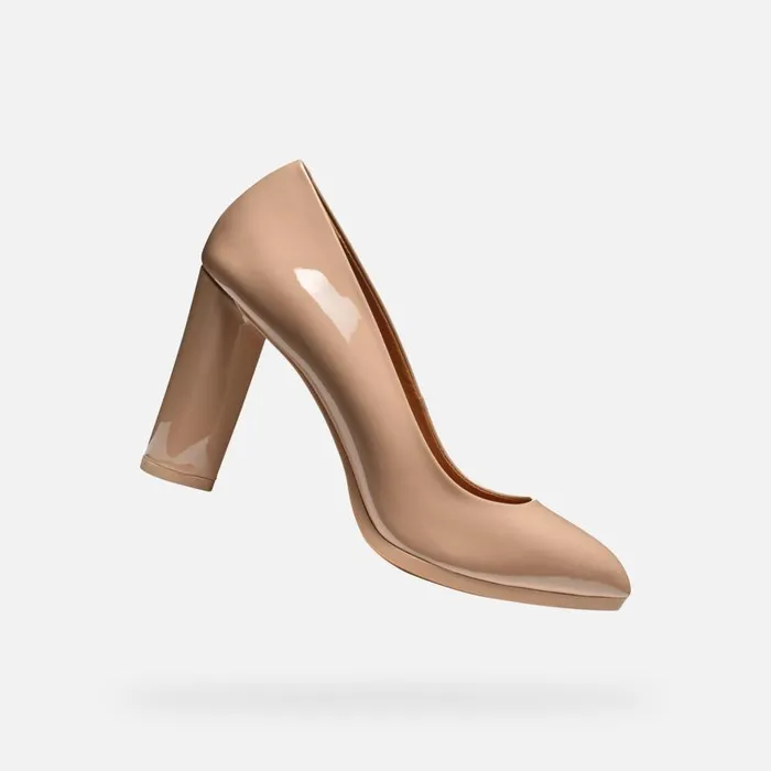 Geox Pumps WALK PLEASURE 90 WOMAN Peach Highheeled Court Shoes Peach 8211 Woman