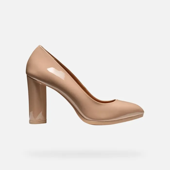 Geox Pumps WALK PLEASURE 90 WOMAN Peach Highheeled Court Shoes Peach 8211 Woman