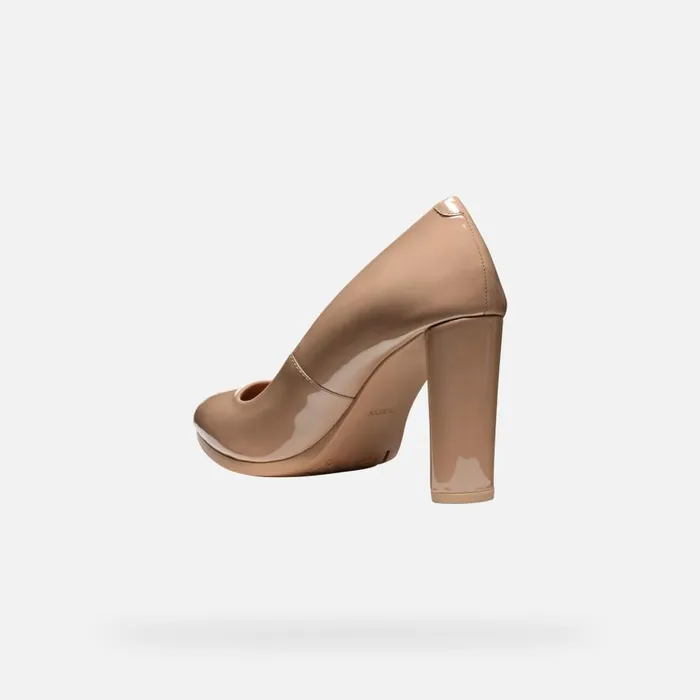Geox Pumps WALK PLEASURE 90 WOMAN Peach Highheeled Court Shoes Peach 8211 Woman