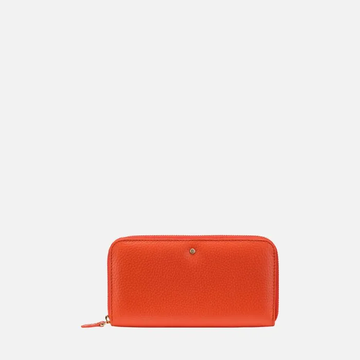 Geox Purses And Wallets WALLET WOMAN Orange Wallet Orange 8211 Woman