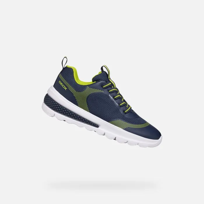 Geox Sneakers ACTIVART BOY NavyLime Low Top Sneakers Navylime 8211 Kids