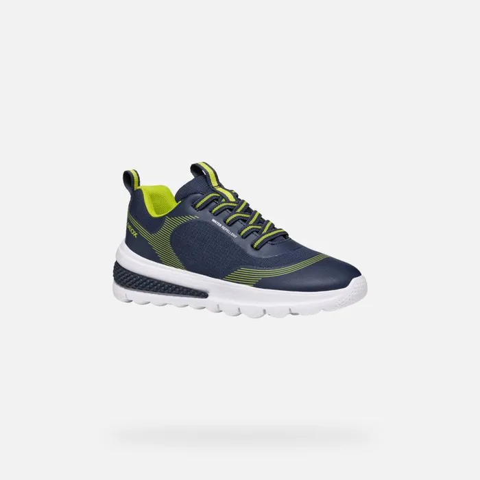 Geox Sneakers ACTIVART BOY NavyLime Low Top Sneakers Navylime 8211 Kids