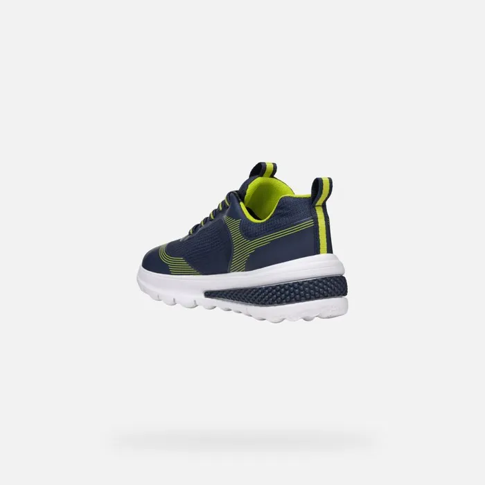 Geox Sneakers ACTIVART BOY NavyLime Low Top Sneakers Navylime 8211 Kids