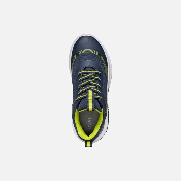 Geox Sneakers ACTIVART BOY NavyLime Low Top Sneakers Navylime 8211 Kids