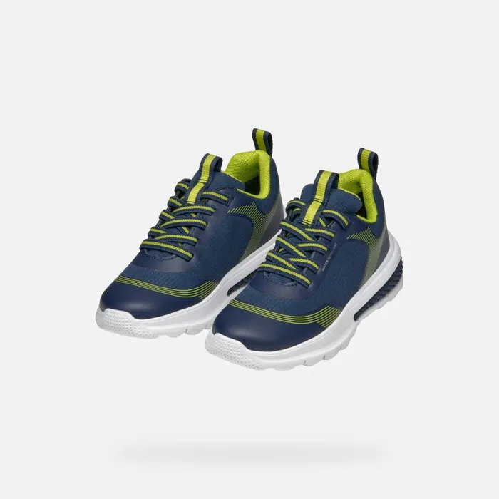 Geox Sneakers ACTIVART BOY NavyLime Low Top Sneakers Navylime 8211 Kids