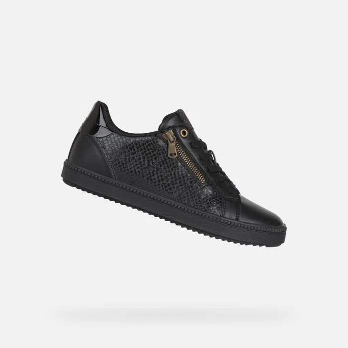 Geox Sneakers BLOMIEE C Low Top Sneakers Black Woman Geox Black 8211 Woman