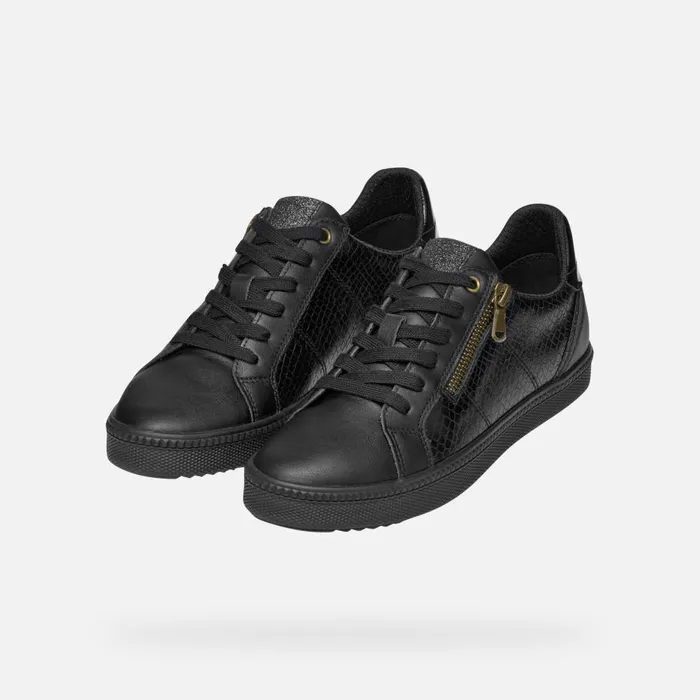 Geox Sneakers BLOMIEE C Low Top Sneakers Black Woman Geox Black 8211 Woman