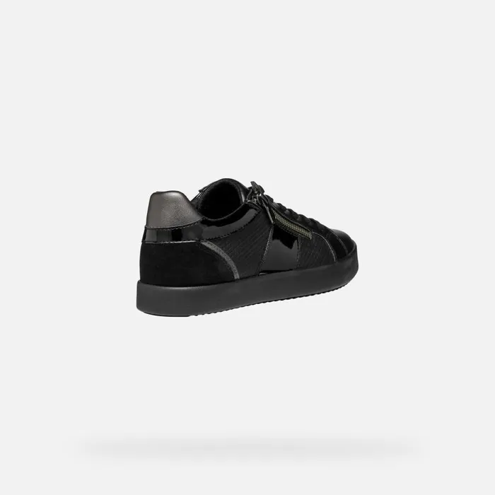 Geox Sneakers BLOMIEE WOMAN Black Low Top Sneakers Black 8211 Woman