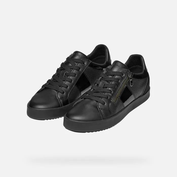 Geox Sneakers BLOMIEE WOMAN Black Low Top Sneakers Black 8211 Woman