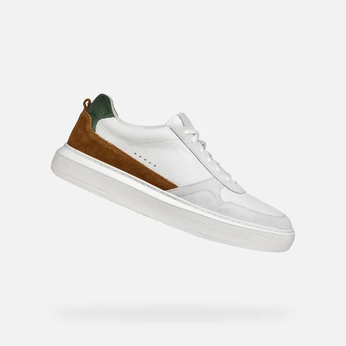Geox Sneakers DEIVEN MAN Off WhiteCognac Low Top Sneakers Off Whitecognac 8211 Man Geox Sneakers DEIVEN MAN Off WhiteCognac Low Top Sneakers Off Whitecognac 8211 Man