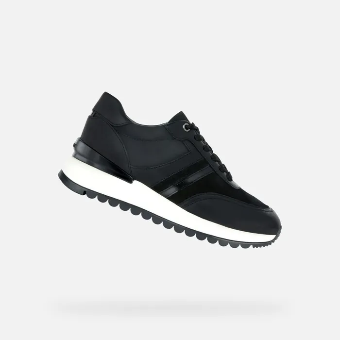 Geox Sneakers DESYA A Low Top Sneakers Black Woman Geox Black 8211 Woman