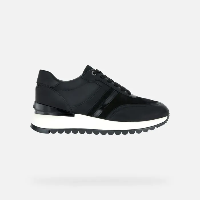 Geox Sneakers DESYA A Low Top Sneakers Black Woman Geox Black 8211 Woman