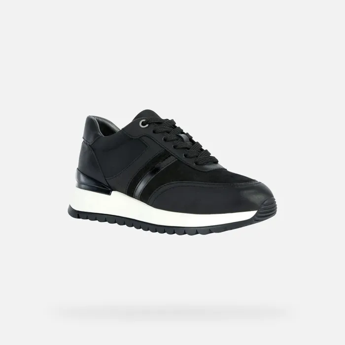 Geox Sneakers DESYA A Low Top Sneakers Black Woman Geox Black 8211 Woman