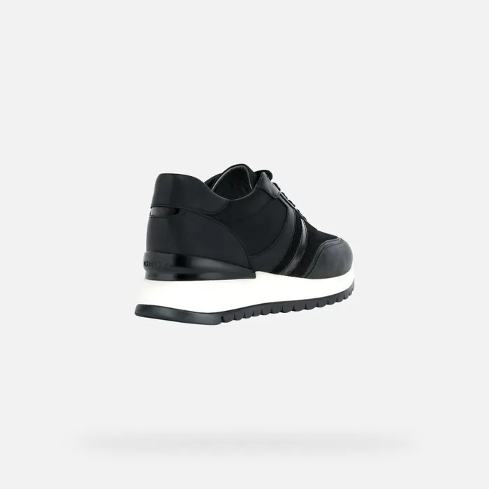 Geox Sneakers DESYA A Low Top Sneakers Black Woman Geox Black 8211 Woman