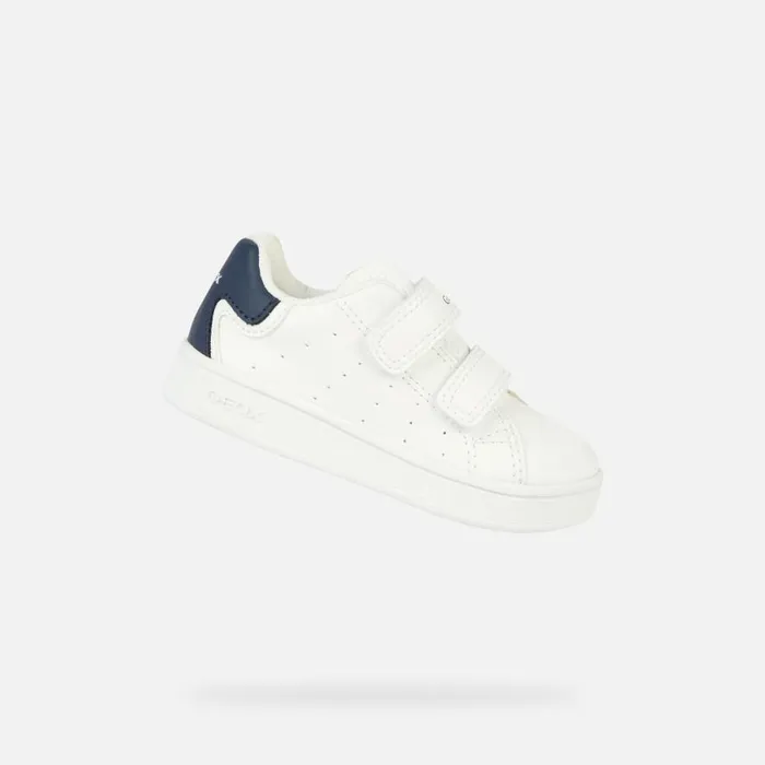 Geox Sneakers ECLYPER A Velcro Shoes White Baby SPORT Whitenavy 8211 Kids