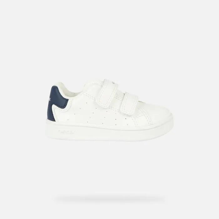 Geox Sneakers ECLYPER A Velcro Shoes White Baby SPORT Whitenavy 8211 Kids