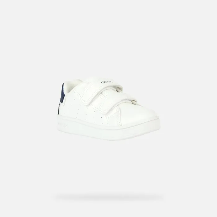 Geox Sneakers ECLYPER A Velcro Shoes White Baby SPORT Whitenavy 8211 Kids