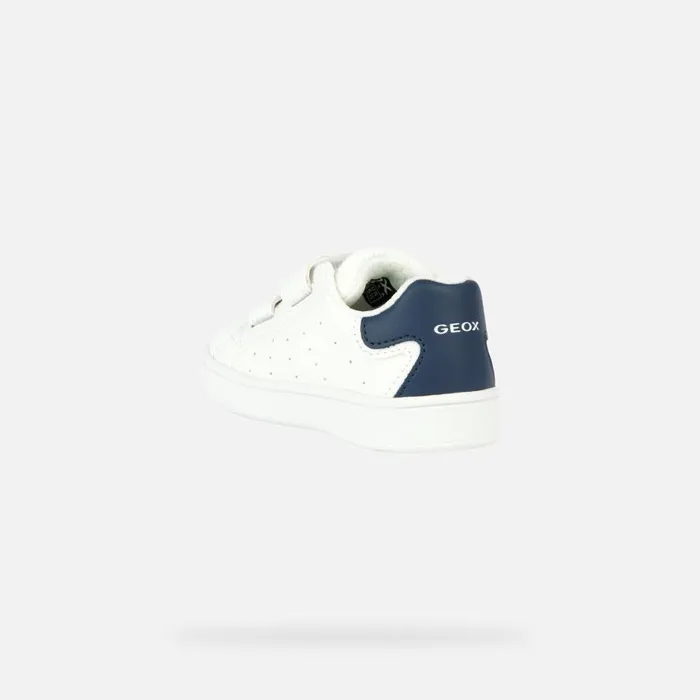 Geox Sneakers ECLYPER A Velcro Shoes White Baby SPORT Whitenavy 8211 Kids