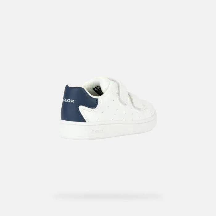 Geox Sneakers ECLYPER A Velcro Shoes White Baby SPORT Whitenavy 8211 Kids