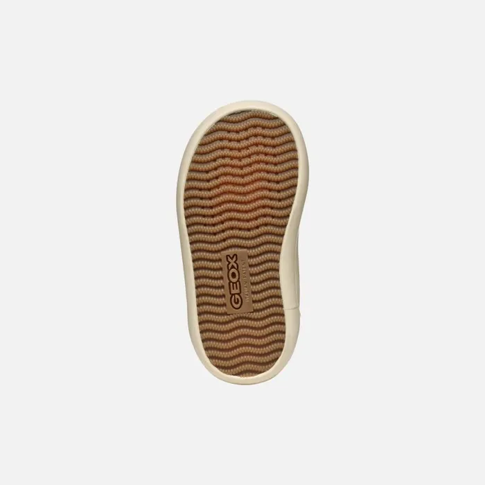 Geox Sneakers GISLI BABY Dark Beige High Top Sneakers Dark Beige 8211 Kids