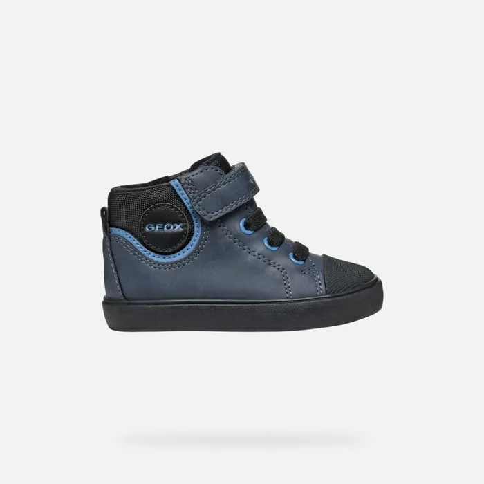 Geox Sneakers GISLI TODDLER BOY NavyLight Blue High Top Sneakers Navylight Blue 8211 Kids