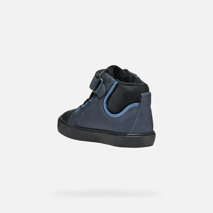Geox Sneakers GISLI TODDLER BOY NavyLight Blue High Top Sneakers Navylight Blue 8211 Kids