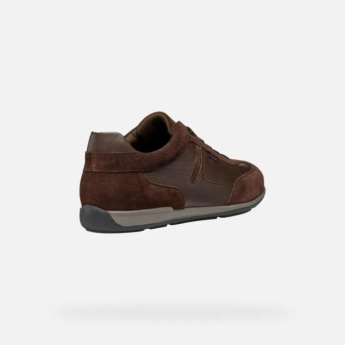 Geox Sneakers IONIO MAN Dark Coffee Low Top Sneakers Dark Coffee 8211 Man