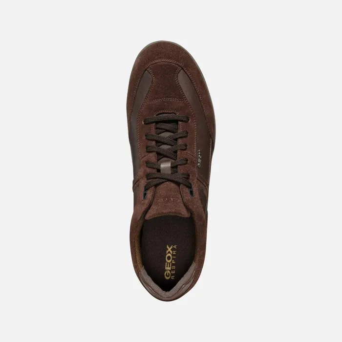 Geox Sneakers IONIO MAN Dark Coffee Low Top Sneakers Dark Coffee 8211 Man