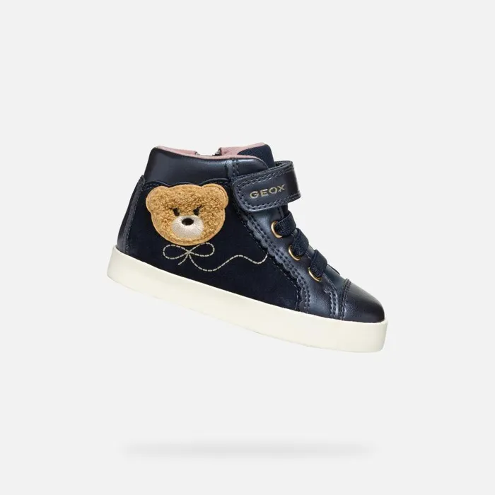 Geox Sneakers KILWI TODDLER GIRL Dark Navy High Top Sneakers Dark Navy 8211 Kids Geox Sneakers KILWI TODDLER GIRL Dark Navy High Top Sneakers Dark Navy 8211 Kids
