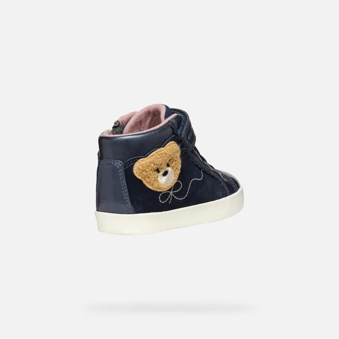 Geox Sneakers KILWI TODDLER GIRL Dark Navy High Top Sneakers Dark Navy 8211 Kids
