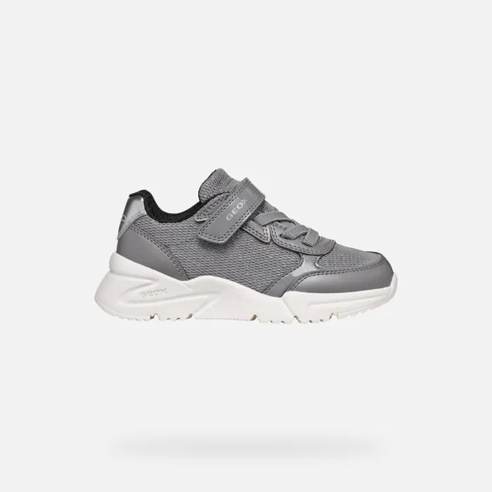 Geox Sneakers LOFTUS JUNIOR Grey Low Top Sneakers Grey 8211 Kids