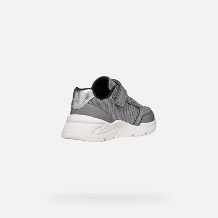 Geox Sneakers LOFTUS JUNIOR Grey Low Top Sneakers Grey 8211 Kids