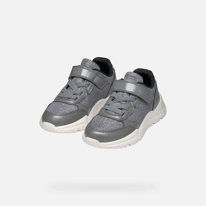 Geox Sneakers LOFTUS JUNIOR Grey Low Top Sneakers Grey 8211 Kids