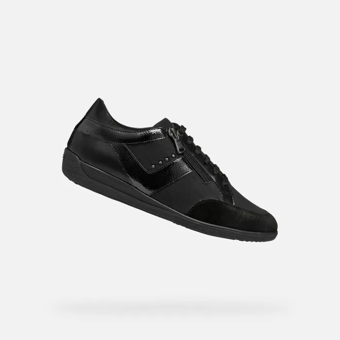 Geox Sneakers MYRIA WOMAN Black Low Top Sneakers Black 8211 Woman