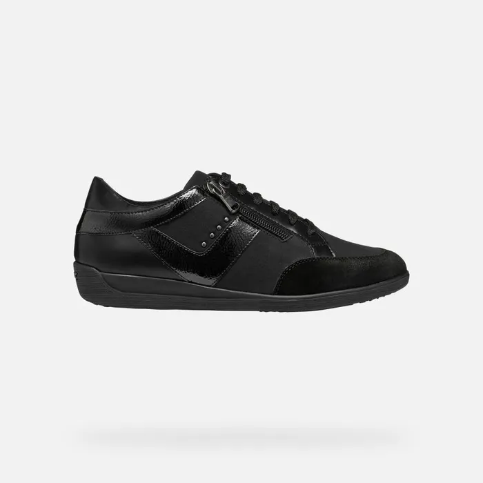 Geox Sneakers MYRIA WOMAN Black Low Top Sneakers Black 8211 Woman