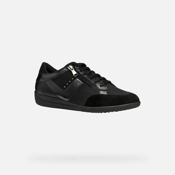 Geox Sneakers MYRIA WOMAN Black Low Top Sneakers Black 8211 Woman