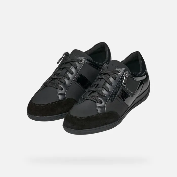 Geox Sneakers MYRIA WOMAN Black Low Top Sneakers Black 8211 Woman
