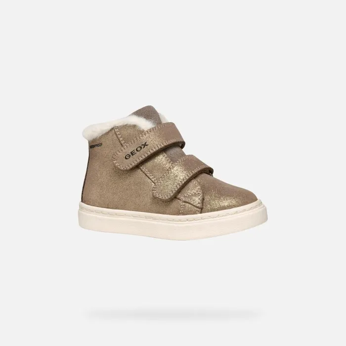 Geox Sneakers NASHIK TODDLER GIRL Smoke Grey High Top Sneakers Smoke Grey 8211 Kids