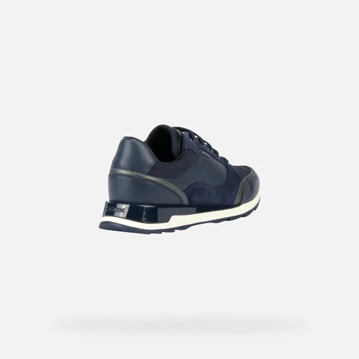 Geox Sneakers NEW ANEKO B ABX B Waterproof Shoes Denim Woman Geox Dark Jeans 8211 Woman