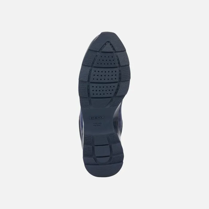 Geox Sneakers NEW ANEKO B ABX B Waterproof Shoes Denim Woman Geox Dark Jeans 8211 Woman