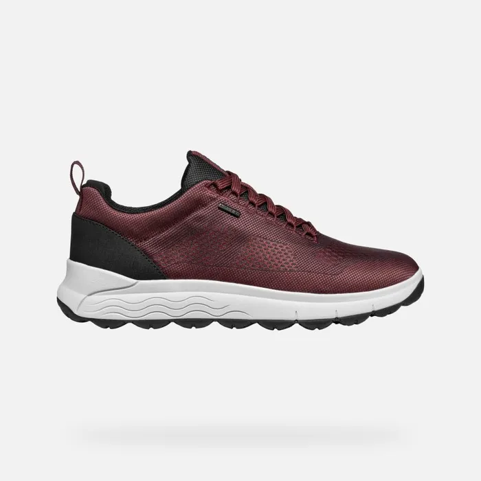 Geox Sneakers SPHERICA 4X4 ABX MAN WineNavy Waterproof Trainers Winenavy 8211 Man