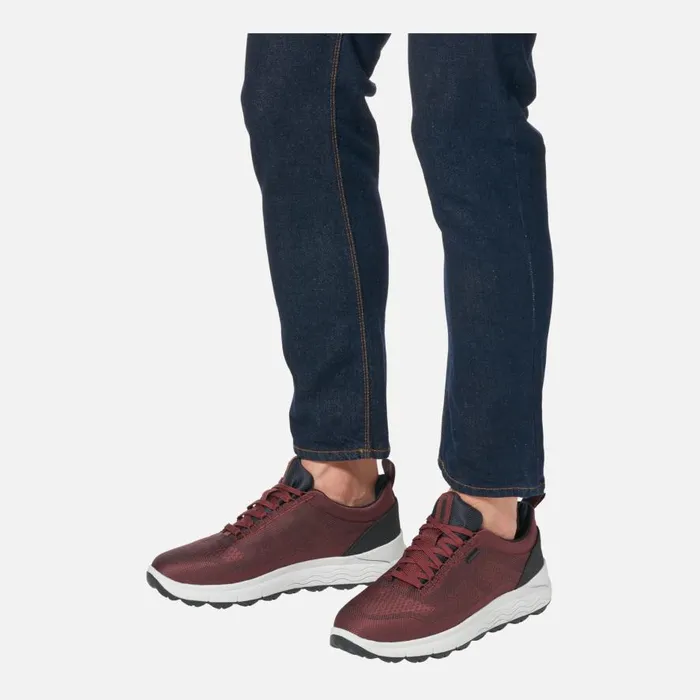 Geox Sneakers SPHERICA 4X4 ABX MAN WineNavy Waterproof Trainers Winenavy 8211 Man