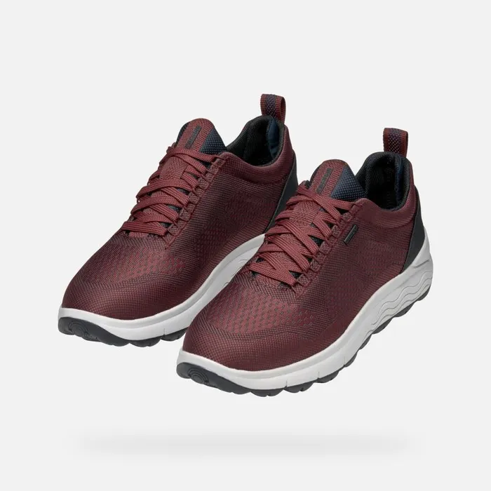 Geox Sneakers SPHERICA 4X4 ABX MAN WineNavy Waterproof Trainers Winenavy 8211 Man