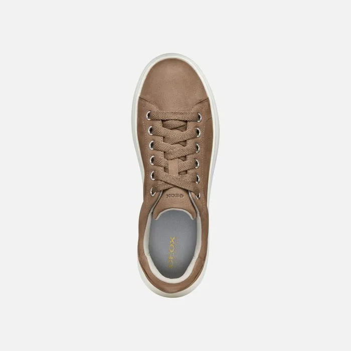 Geox Sneakers SPHERICA EC41 WOMAN Dark Taupe Low Top Sneakers Dark Taupe 8211 Woman
