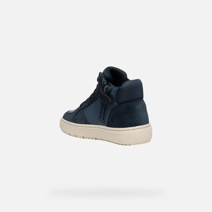Geox Sneakers THELEVEN BOY Light NavyNavy High Top Sneakers Light Navynavy 8211 Kids