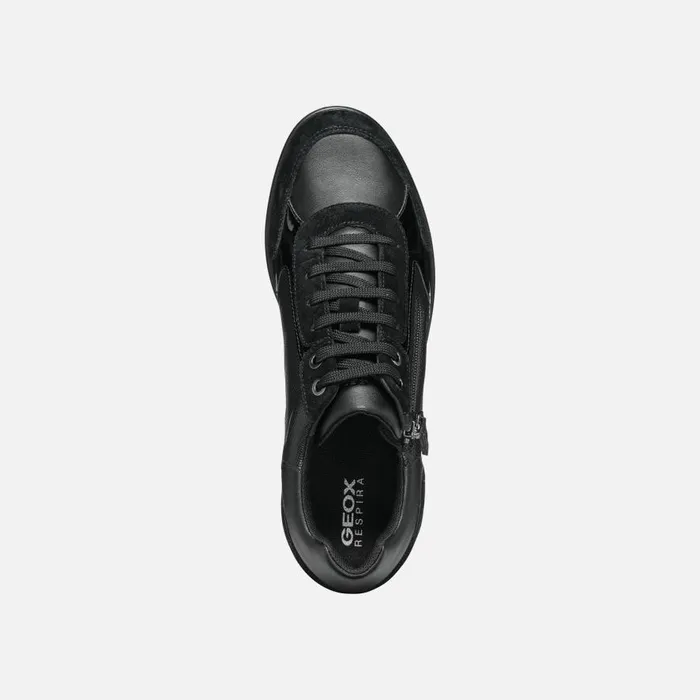 Geox Wedges ILDE C Wedge Sneakers Black Woman Geox Black 8211 Woman